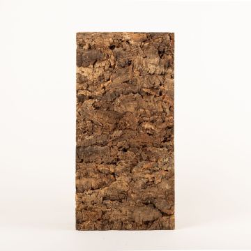 Natur Korkrückwand RATANA auf Presskorkträger, dunkelbraun, 60x30cm, Stärke 2-3cm