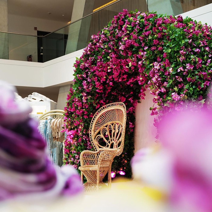 Kundenprojekte mit Kunstblumen und -pflanzen